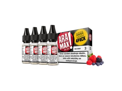 Aramax Max Berry (Lesní plody) 4x10ml 6mg