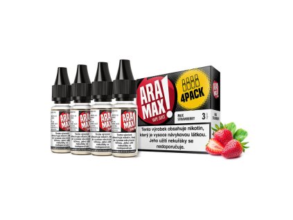 Aramax Max Strawberry (Jahoda) 4x10ml 12mg
