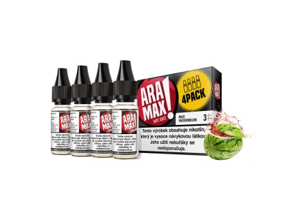 Aramax Max Watermelon (Meloun vodní) 4x10ml 12mg
