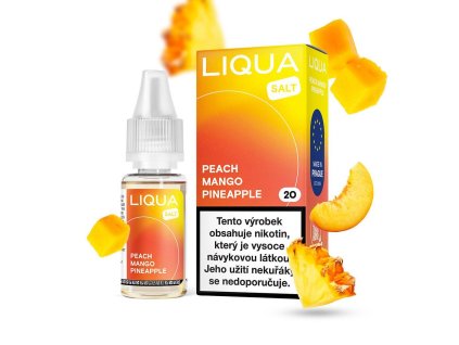 LIQUA Salt Peach Mango Pineapple (Mango, ananas a broskev) 10ml 20mg
