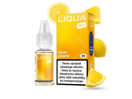 LIQUA Salt Sour Lemon (Nakyslý citron) 10ml 10mg