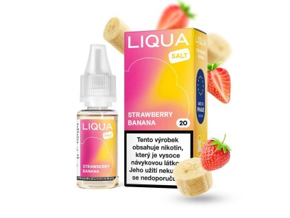 LIQUA Salt Strawberry Banana (Jahoda a banán) 10ml 10mg