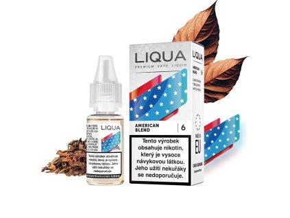 LIQUA American Blend (Americká tabáková směs) 10ml 3mg