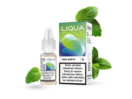 LIQUA Two Mints (Mentol a máta) 10ml 0mg