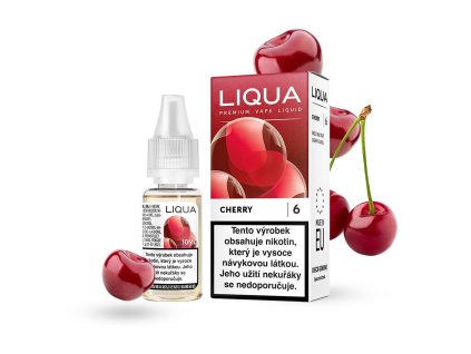 LIQUA Cherry (Třešeň) 10ml 3mg