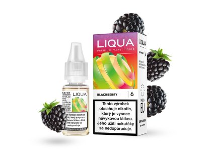 LIQUA Blackberry (Ostružina) 10ml 3mg