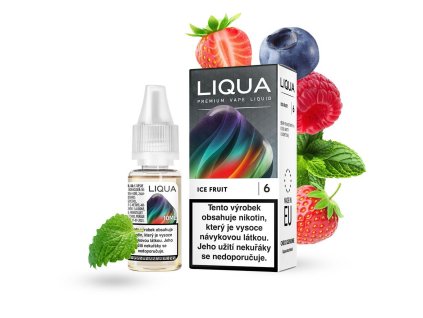 LIQUA Ice Fruit (Ledová ovocná směs) 10ml 0mg