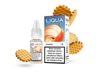 LIQUA Cookies (Jemná máslová sušenka) 10ml 0mg