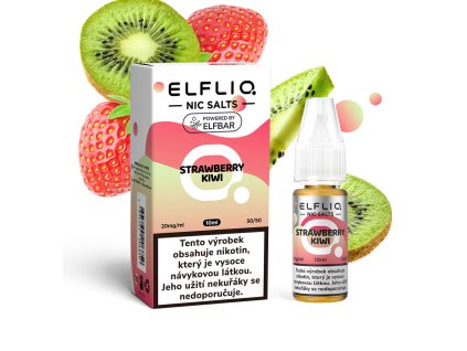 Elfliq Salt Strawberry Kiwi (Jahoda a kiwi) 10ml 20mg