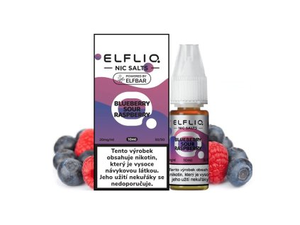 Elfliq Salt Blueberry Sour Raspberry (Borůvka a malina) 10ml 20mg
