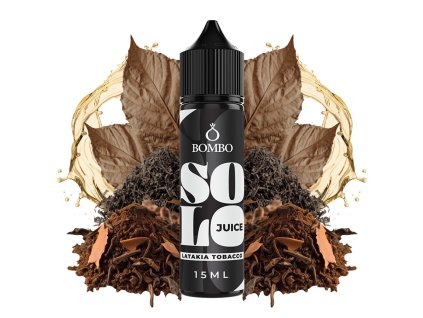 Příchuť Bombo Solo Juice S&V: Latakia Tobacco (Tabák latakia) objem 15ml