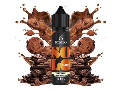 Příchuť Bombo Solo Juice S&V: Cookies Chocolate (Čokoládové cookies) objem 15ml