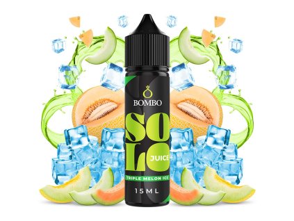 Příchuť Bombo Solo Juice S&V: Triple Melon Ice (Ledový cukrový meloun) objem 15ml