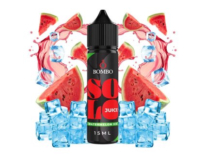 Příchuť Bombo Solo Juice S&V: Watermelon Ice (Ledový vodní meloun) objem 15ml