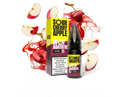 Riot BAR EDTN Salt Sour Cherry Apple (Třešeň a zelené jablko) 10ml intenzita nikotinu 20mg