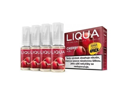 Liqua Elements - Cherry - 4x10ml - 6mg, produktový obrázek.
