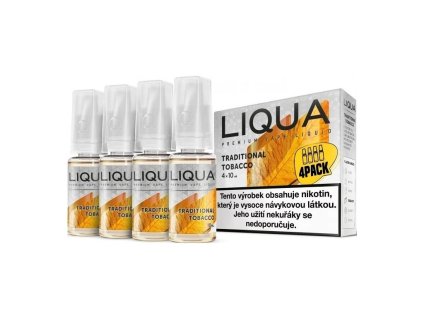 Liqua Elements - Traditional Tobacco - 4x10ml - 12mg, produktový obrázek.