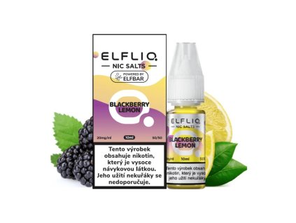 Elfliq Salt Blackberry Lemon (Ostružina s citronem) 10ml 20mg