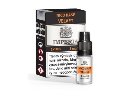 Imperia Velvet Nico Base (80VG/20PG) 5x10ml intenzita nikotinu 3mg kolek R