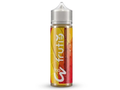 Frutie Trio - S&V - Jahodová směs s banánem - 10ml, produktový obrázek.