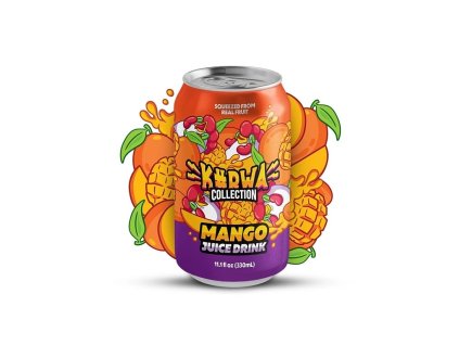 Kurwa Collection Džus Mango 330ml, produktový obrázek.