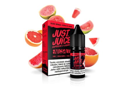 Just Juice Salt Blood Orange, Citrus & Guava (Červený pomeranč, citron a guava) 10ml 11mg