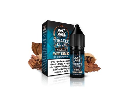 Just Juice Salt Tobacco Sweet Cubano (Kubánský doutníkový tabák) 10ml 11mg