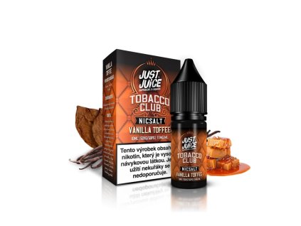 Just Juice Salt Tobacco Vanilla Toffee (Tabák s vanilkou a karamelem) 10ml 11mg