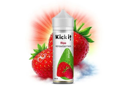 kickit ripe strawberries 10ml