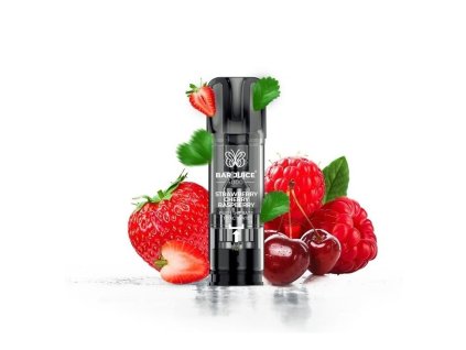 bar juice 5000 pod strawberry cherry raspberry 20mg 2ks
