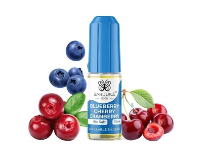 bar juice 5000 salt e liquid 10ml blueberry cherry cranberry