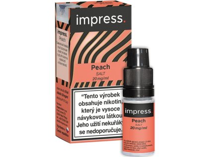 liquid impress salt peach 10ml 20mg