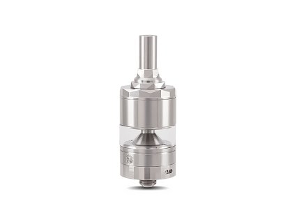 Kompletní pohled na Arcana 22 RTA s nerezovým designem, skleněnou nádrží a elegantním náustkem pro MTL vapování