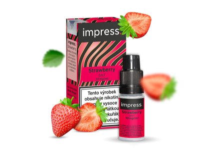 Impress Salt Strawberry (Ledová jahoda) 10ml 10mg