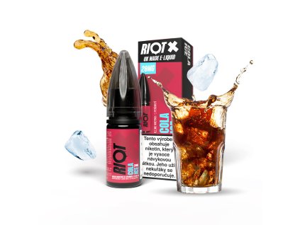 RIOT X Salt Cola ICE 10ml 20mg  Ledová cola