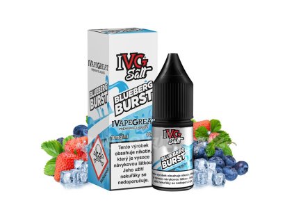 IVG Salt Blueberg Burst 10ml 10mg  Chladivá ovocná směs