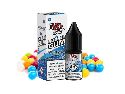 IVG Salt Bubblegum 10ml 10mg  Sladká žvýkačka
