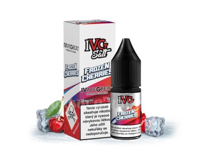 IVG Salt Frozen Cherries 10ml 10mg  Ledové třešně