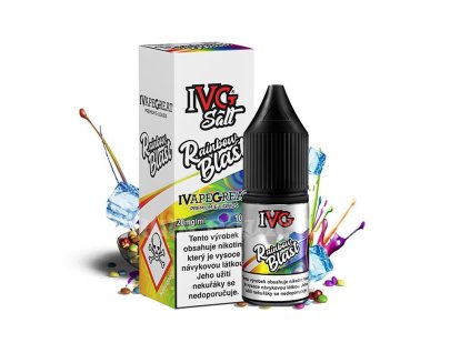 IVG Salt Rainbow Blast 10ml 20mg  Chladivé sladké bonbony