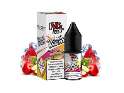 IVG Salt Tropical Ice Blast 10ml 20mg  Ledový tropický mix