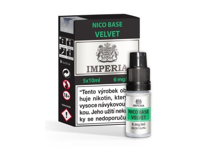 Imperia Velvet Nico Base 80VG/20PG 5x10ml 6mg