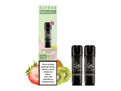 Elf Bar ELFA předplněné kapsle 2ks 20mg  Strawberry Kiwi
