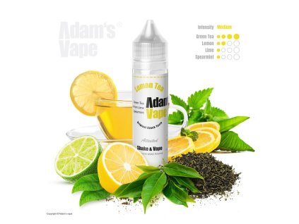 Příchuť Adam's Vape S&V Lemon Tea 10ml  Osvěžující zelený čaj