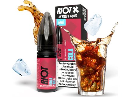 liquid riot x salt cola ice ledova cola 10ml 20mg