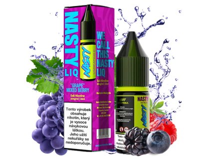 Nasty LIQ Salt - Grape Mixed Berry - 10ml - 10mg