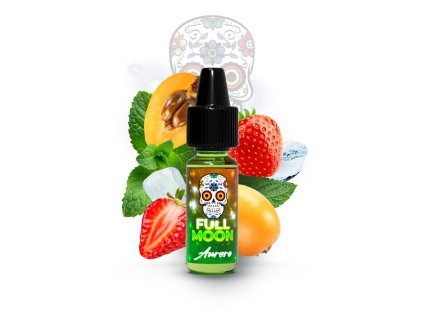 Příchuť Full Moon Stellar Aurore 10ml  Svěží jahoda s lokvátem a mátou