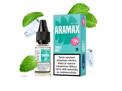 Aramax Salt Triple Mint 10ml 10mg  Máta s mentolem