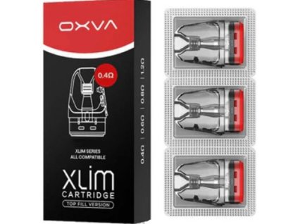 oxva xlim top fill cartridge 04ohm 3ml 3pack