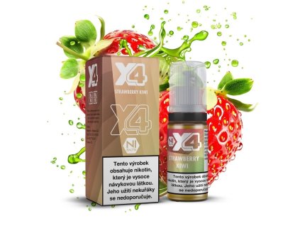 X4 Bar Juice Salt - E-liquid - Strawberry Kiwi - 20mg, produktový obrázek.