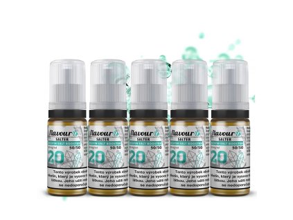Flavourit SALTER - salt nikotinový booster - 50/50 - 5x10ml - 20mg